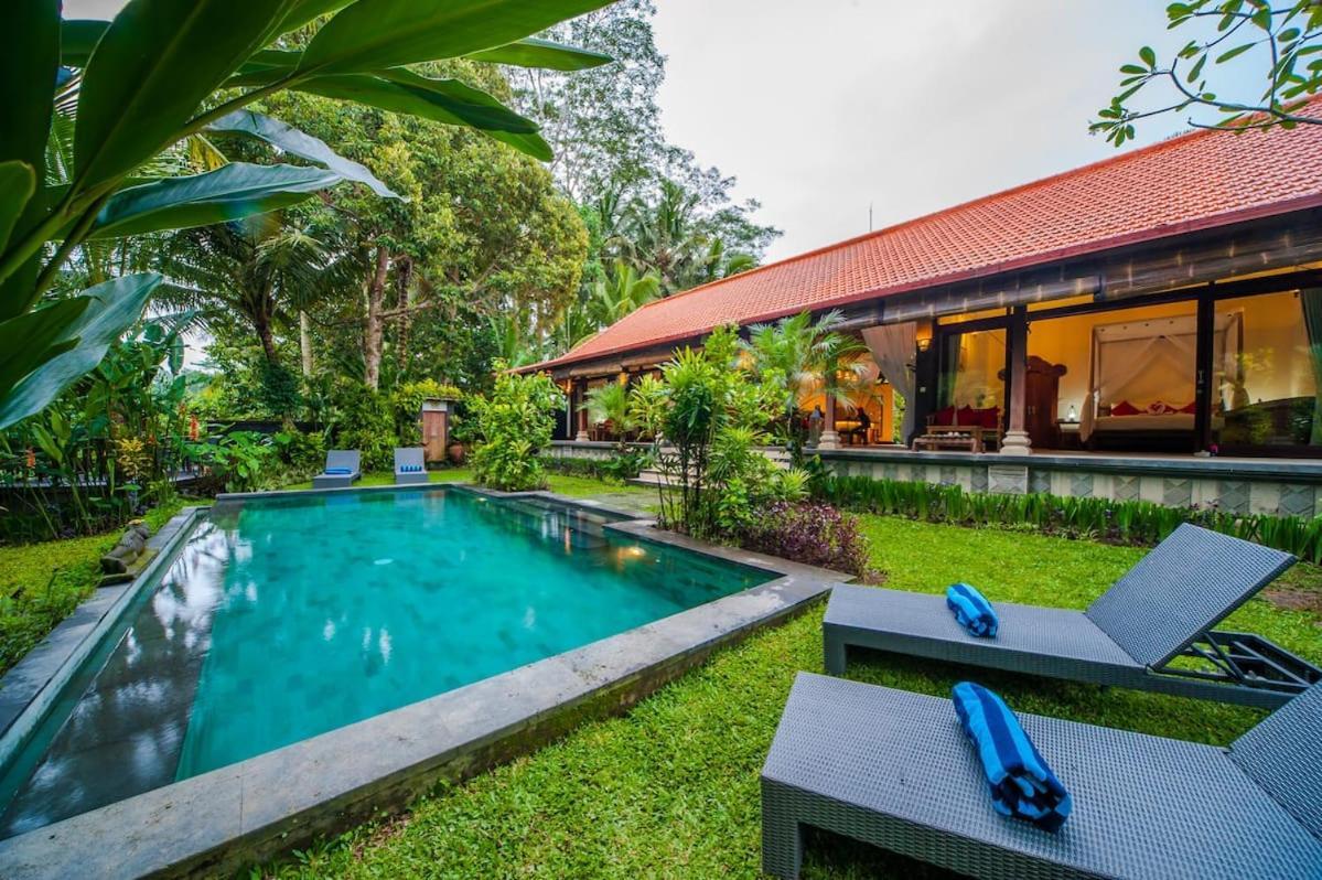 Luxury 3Br Infinity Jungle View Aashaya Villa Ubud Exterior foto