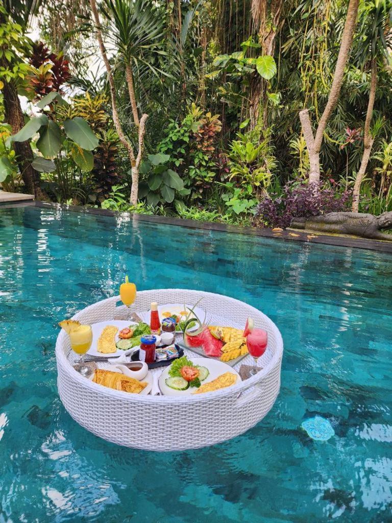 Luxury 3Br Infinity Jungle View Aashaya Villa Ubud Exterior foto